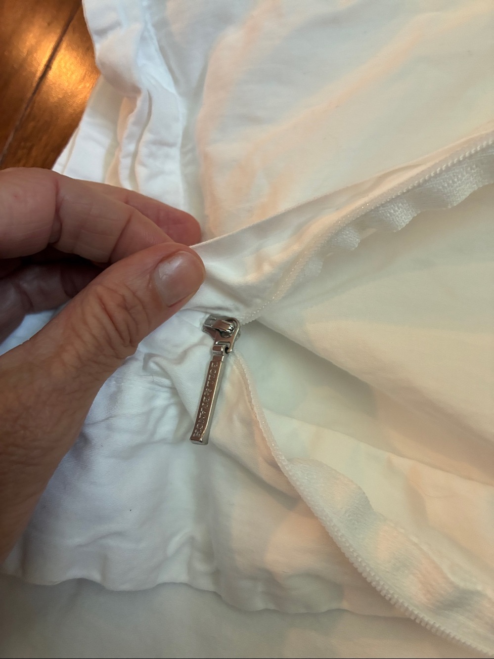 Boll and Branch white Euro shams (set of 2) - Picture 4 of 4